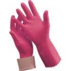 GLOVES RUBBER COLOUR CODED ECONOMY SILVERLINED